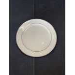 Dessert Plates, Platinum