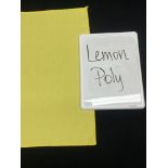 Lemon 90" Round Poly Tablecloth