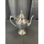 Silver Plate Teapot, 10" tall