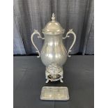 Silver Plate Coffee Server w/ stand
