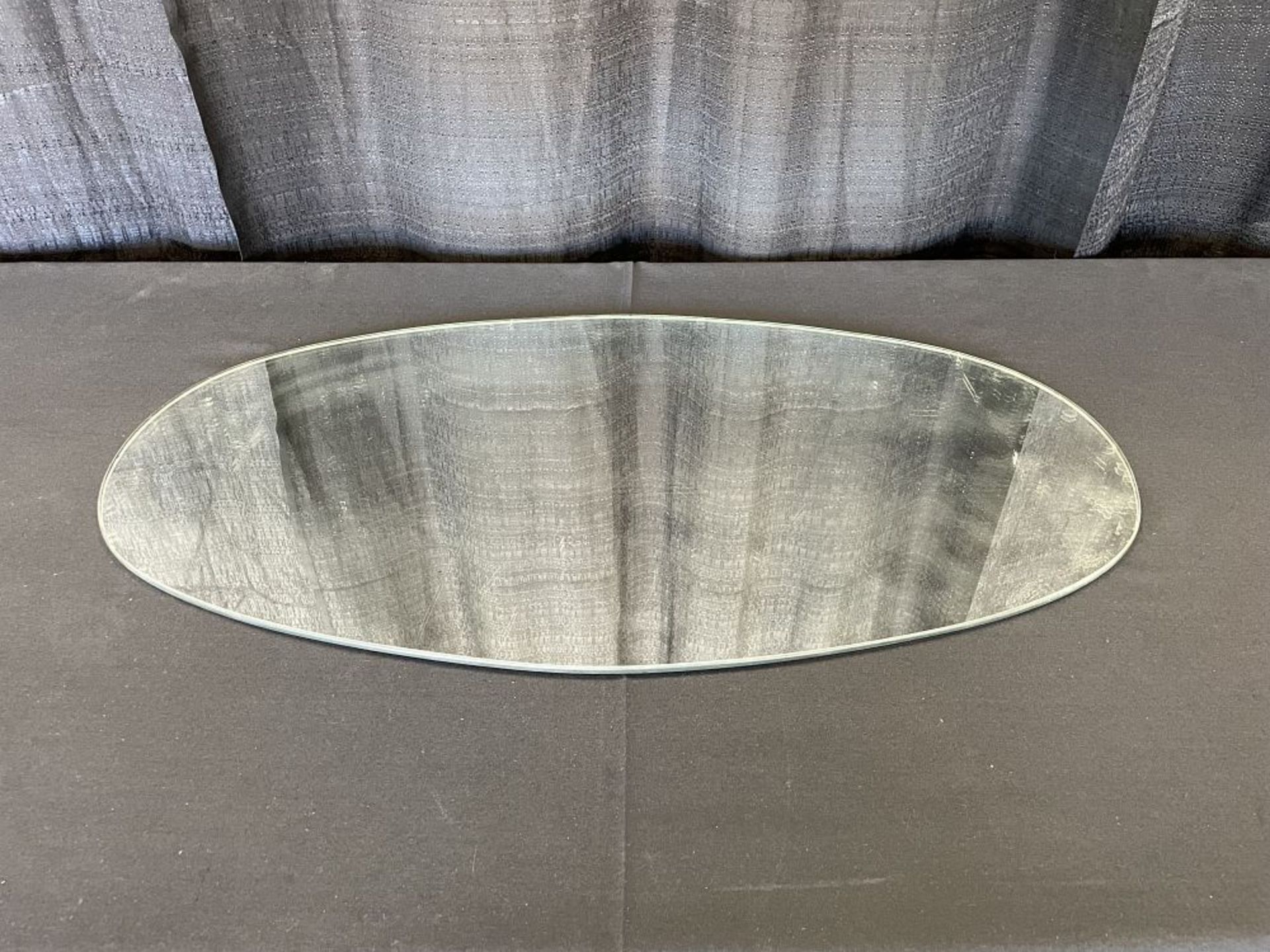 31" x 18" Oval Mirror Display