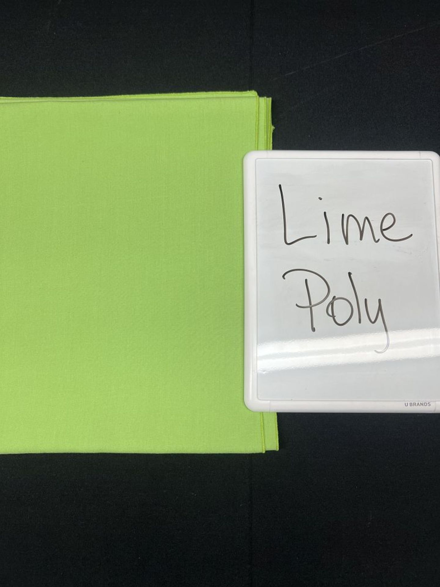 Lime 60 x 60 Square Poly Tablecloth