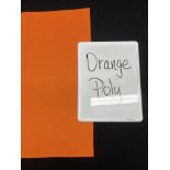 Orange 72 x 72 Square Poly Tablecloth