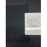 Black 96" Round Poly Tablecloth