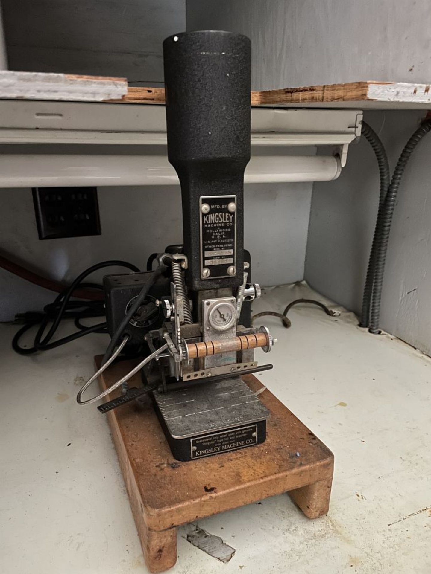 Kingsley Engraving Machine, M# AM-60-AS