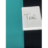 Teal 90" Round Poly Tablecloth