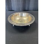 10.5" Silver Plate Round Footed Serving Dish