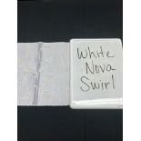 White Nova Swirl Cocktail Napkin