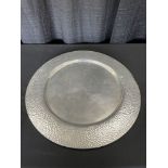23.5" Round Hammered Platter