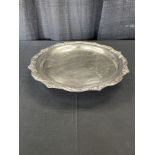 15" Round Silver Plate Serving Tray
