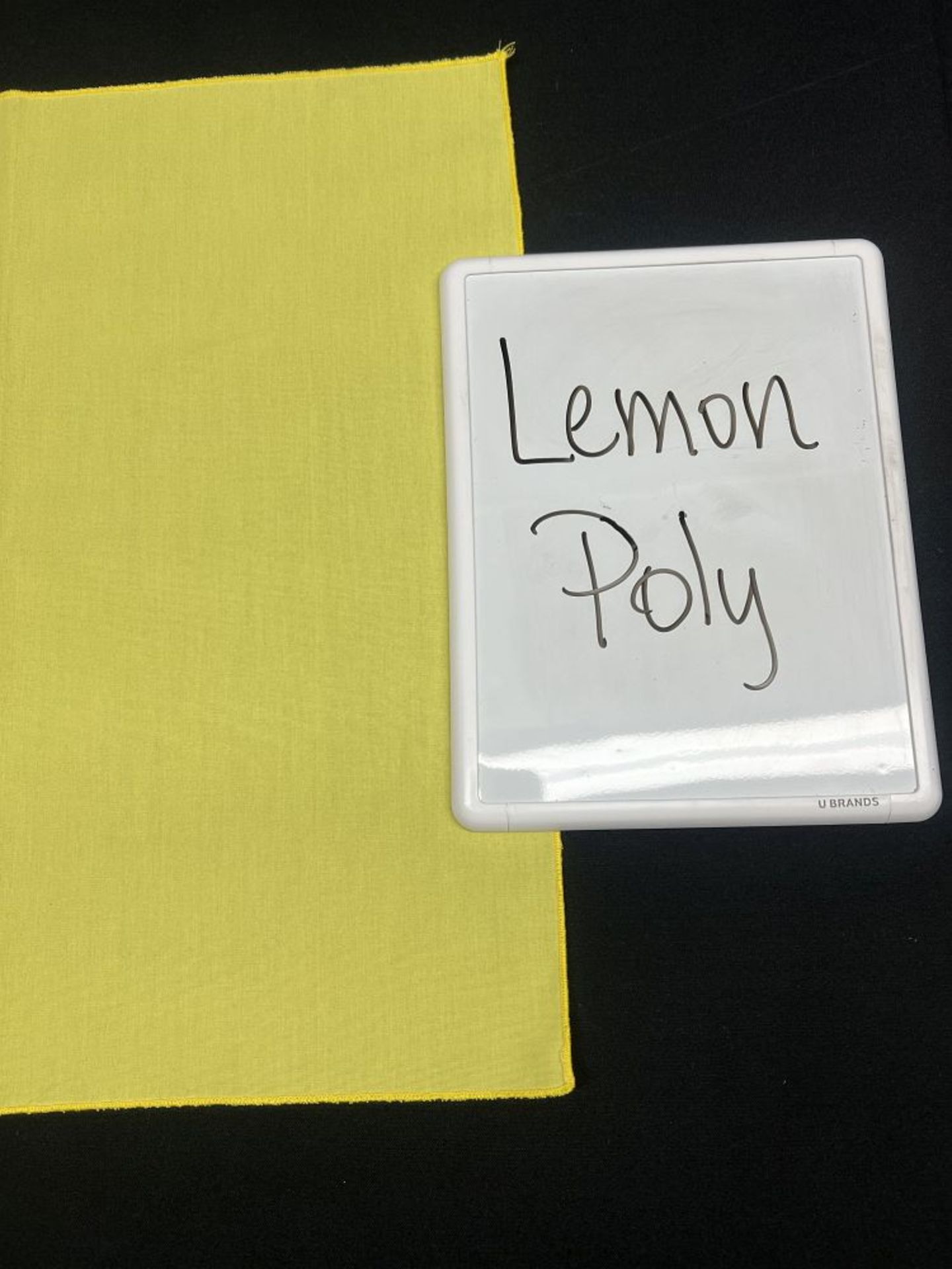 Lemon 108" Round Poly Tablecloth