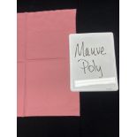 Mauve 96" Round Poly Tablecloth