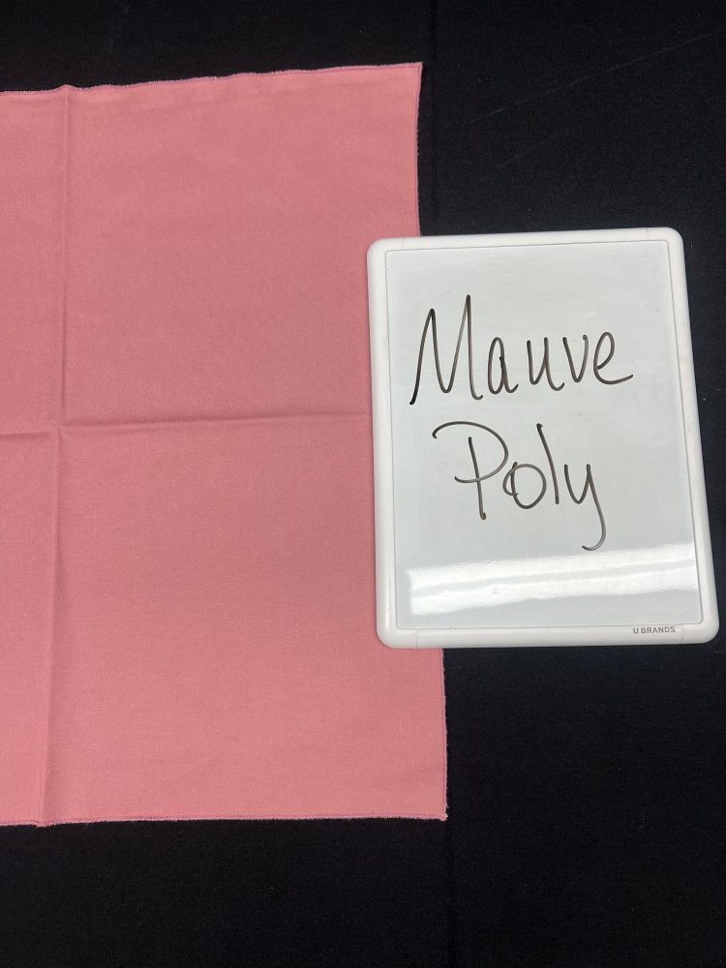 Mauve 96" Round Poly Tablecloth