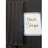 A-1 CLOTH, 120" RND BLACK STRIPE