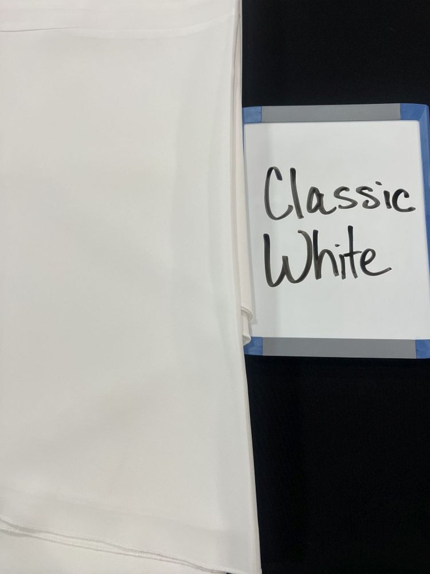 A-1 CLOTH, 90" RND WHITE