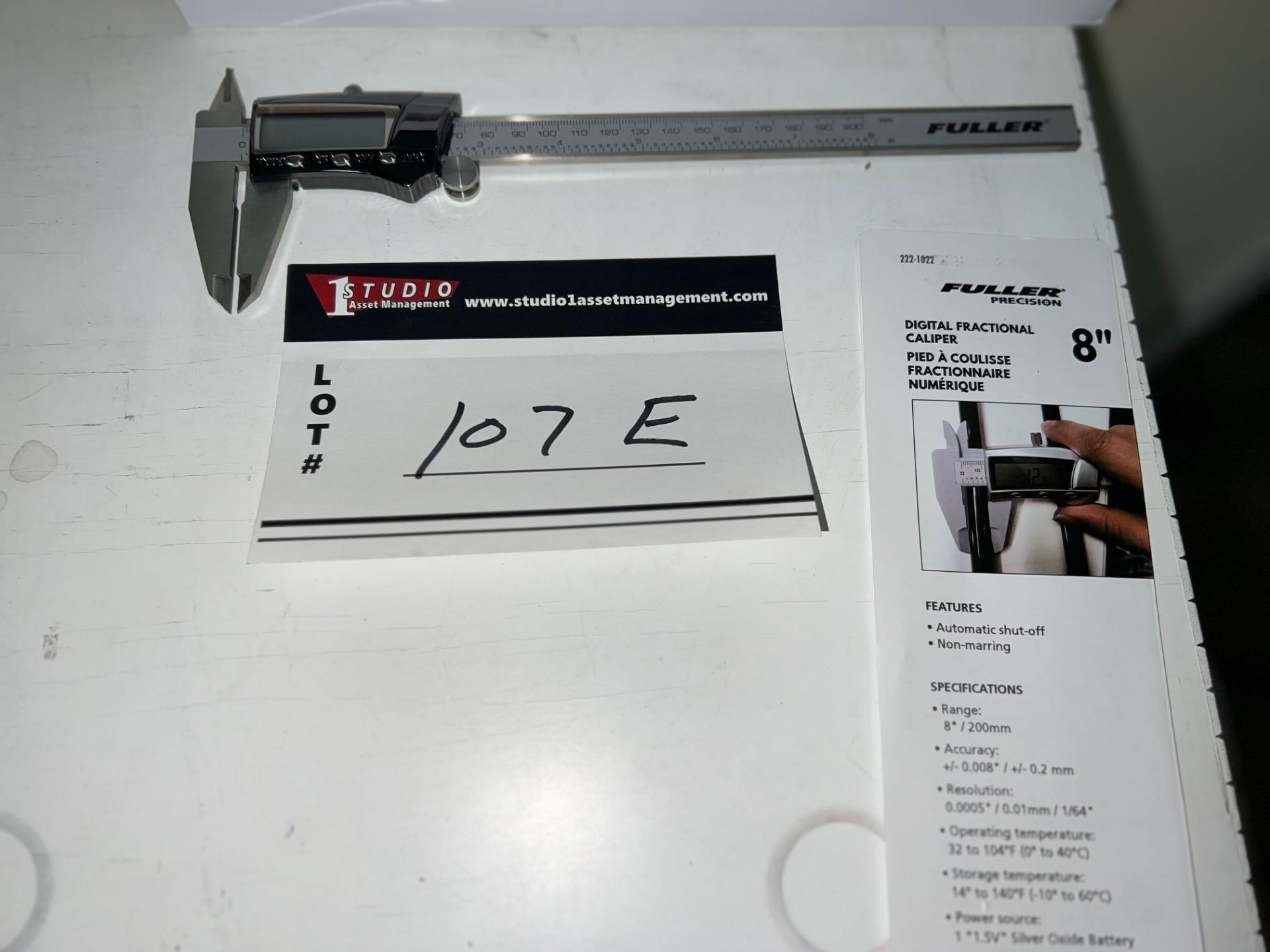 LOT/FULLER PRECISION DIGITAL FRACTIONAL CALIPER, QTY 4 - Image 3 of 3