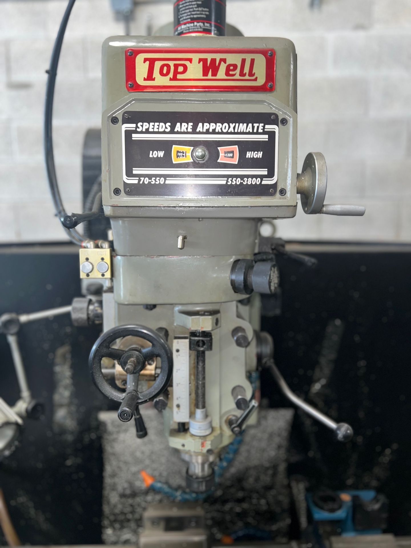 TOP WELL, MILLING MACHINE, MANUAL AND AUTOMATIC WITH ANILAM 3300 MK DISPLAY - Image 2 of 5