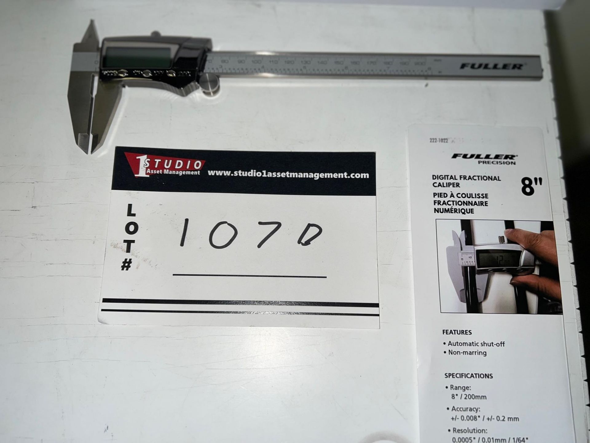 LOT/FULLER PRECISION DIGITAL FRACTIONAL CALIPER, QTY 4 - Image 3 of 3