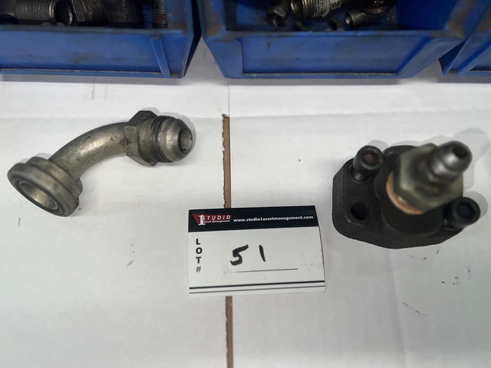 LOT/ASSORTED HYDRAULIC FITTINGS - Image 3 of 3