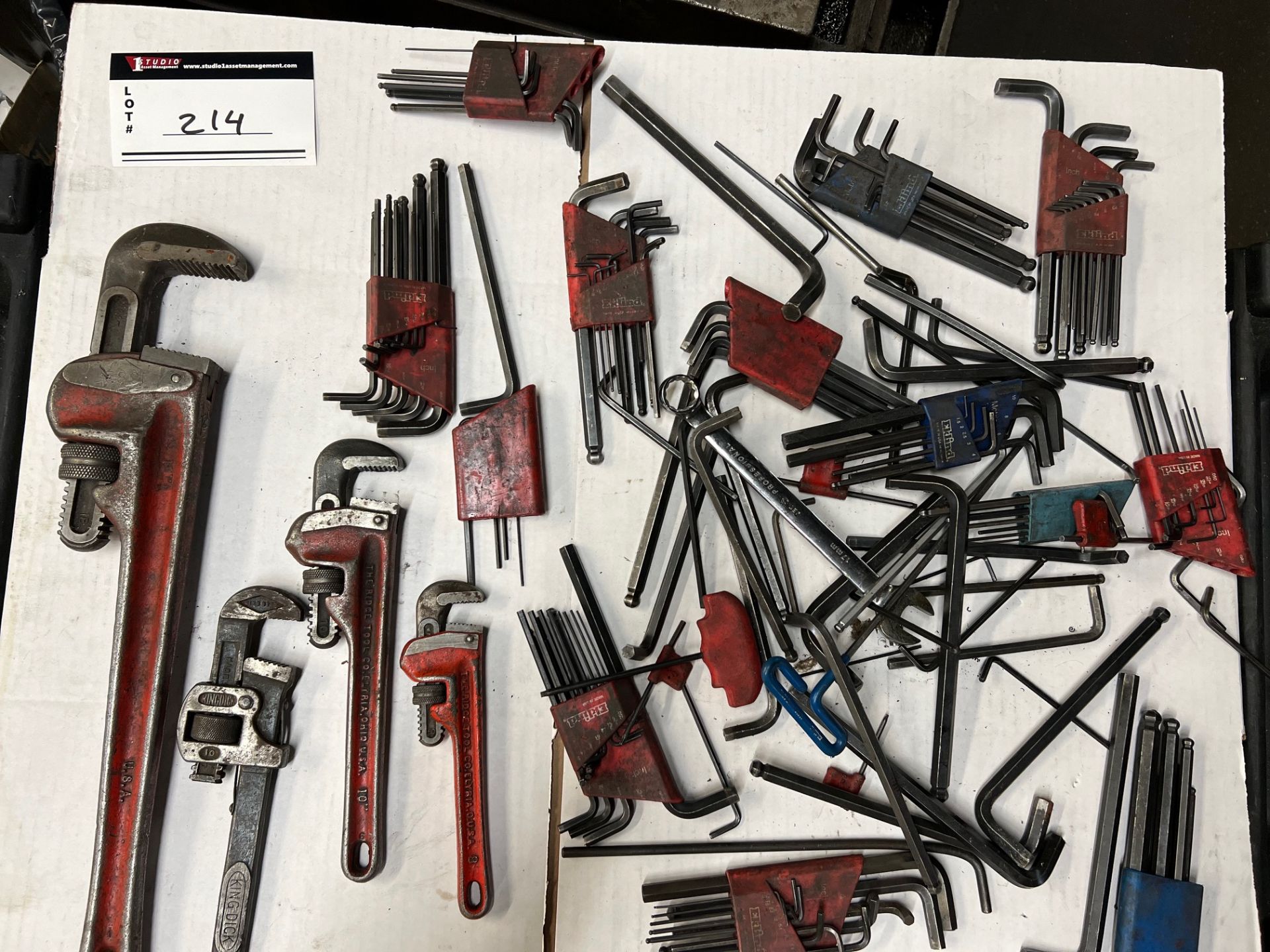 LOT/PIPE WRENCHES AND ALLEN KEYS - Image 3 of 3