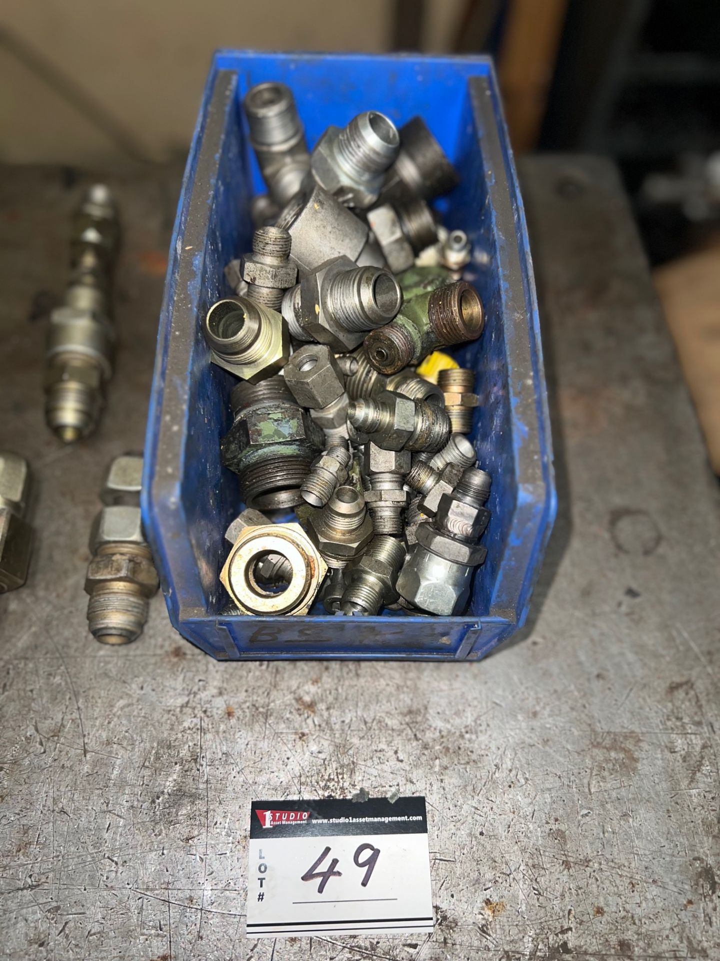 LOT/ASSORTED HYDRAULIC FITTINGS - Image 2 of 2