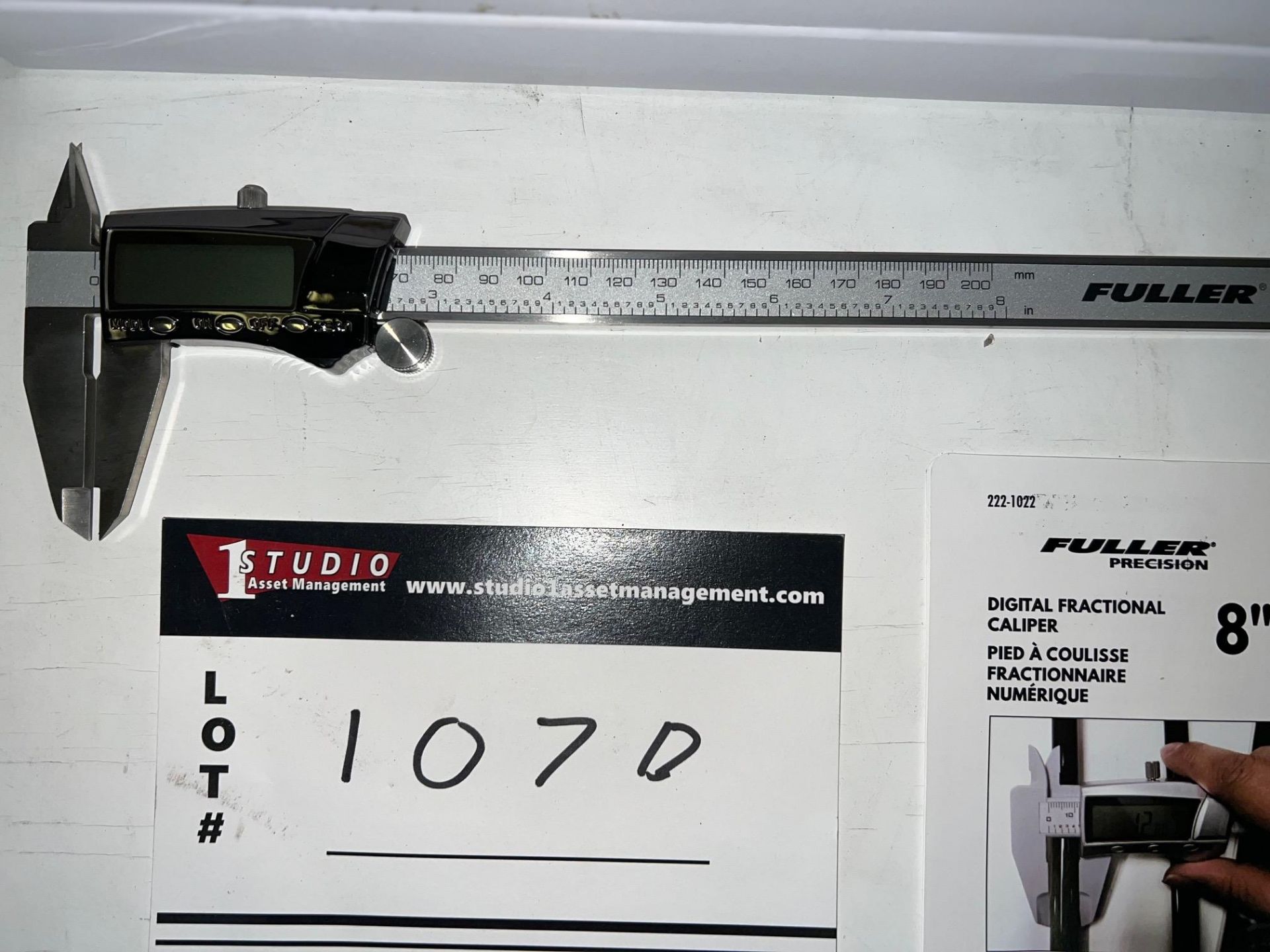 LOT/FULLER PRECISION DIGITAL FRACTIONAL CALIPER, QTY 4 - Image 2 of 3