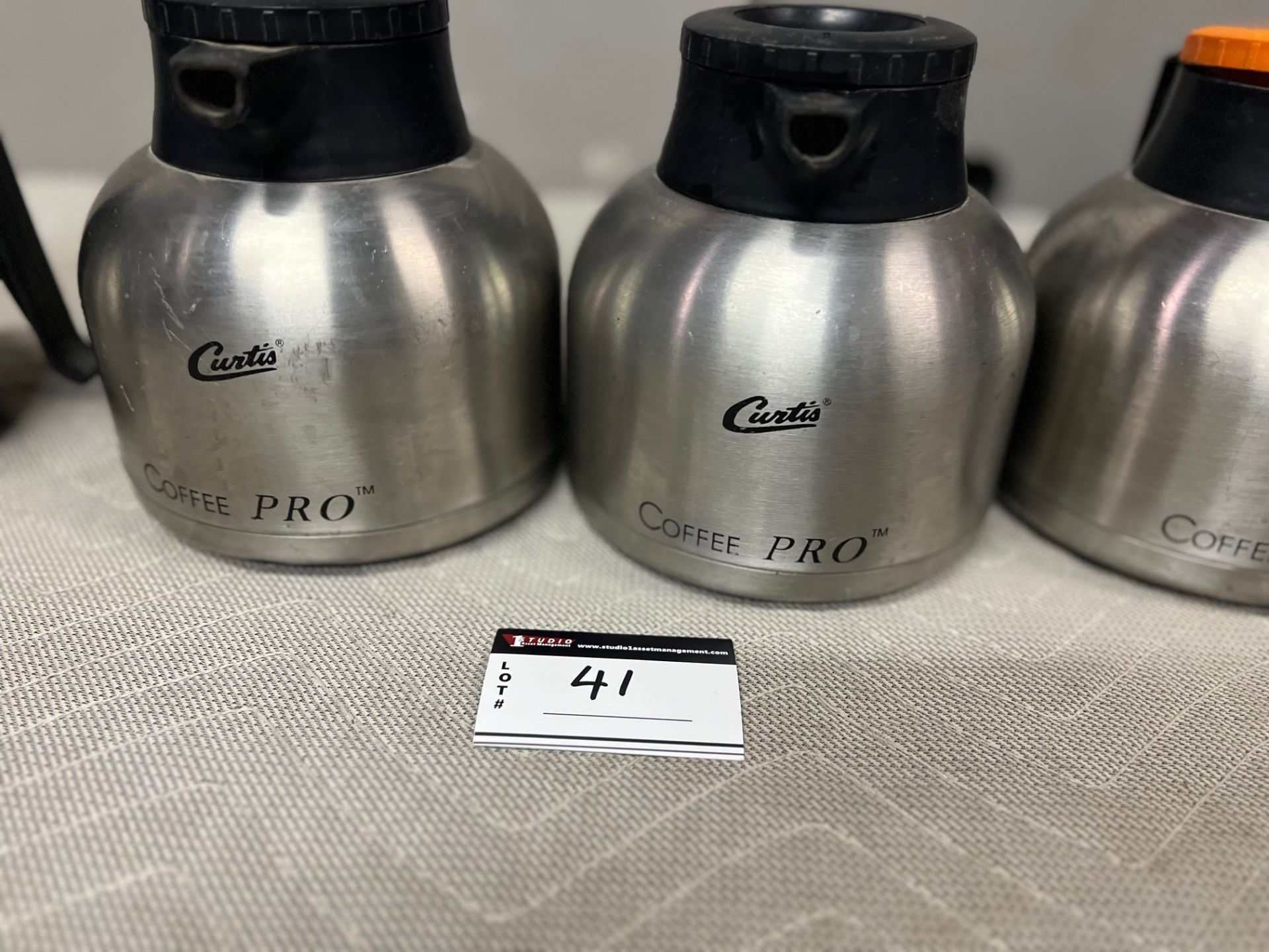 LOT/CURTIS COFFEE PRO, COFFEE CANISTERS, QTY 5 - Image 2 of 2