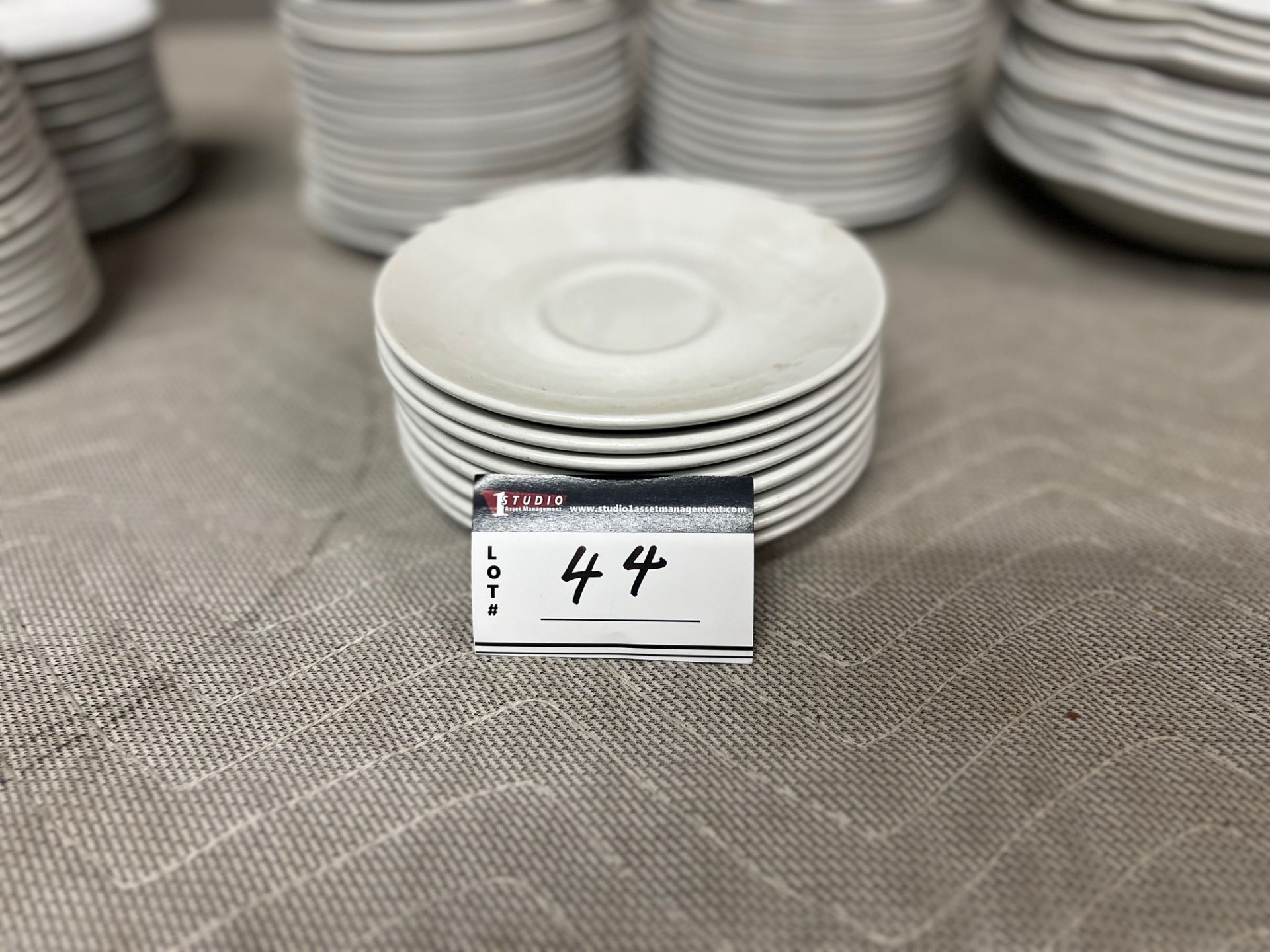 LOT/ ASSORTED PLATES, 11 PLATES, 60 SAUCERS - Image 3 of 3