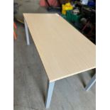 60" X 30" SOLID BIRCH COLOUR FINISHED, DINING TABLES, BRAND NEW, QTY 4