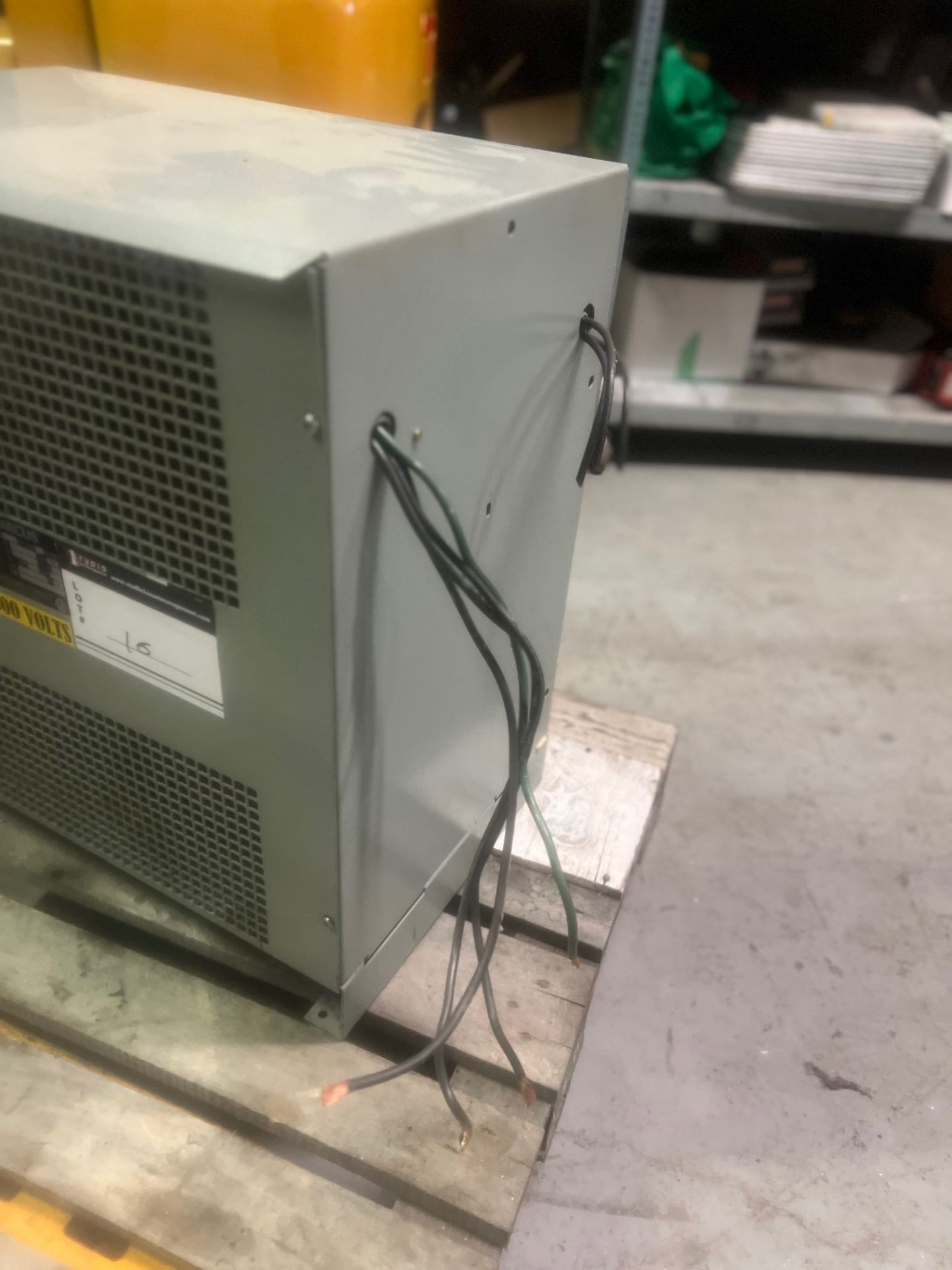 MARCUS TRANSFORMER, 34 KVA, 600 V, 3 PHASE, 4.3 AMP - Image 3 of 3