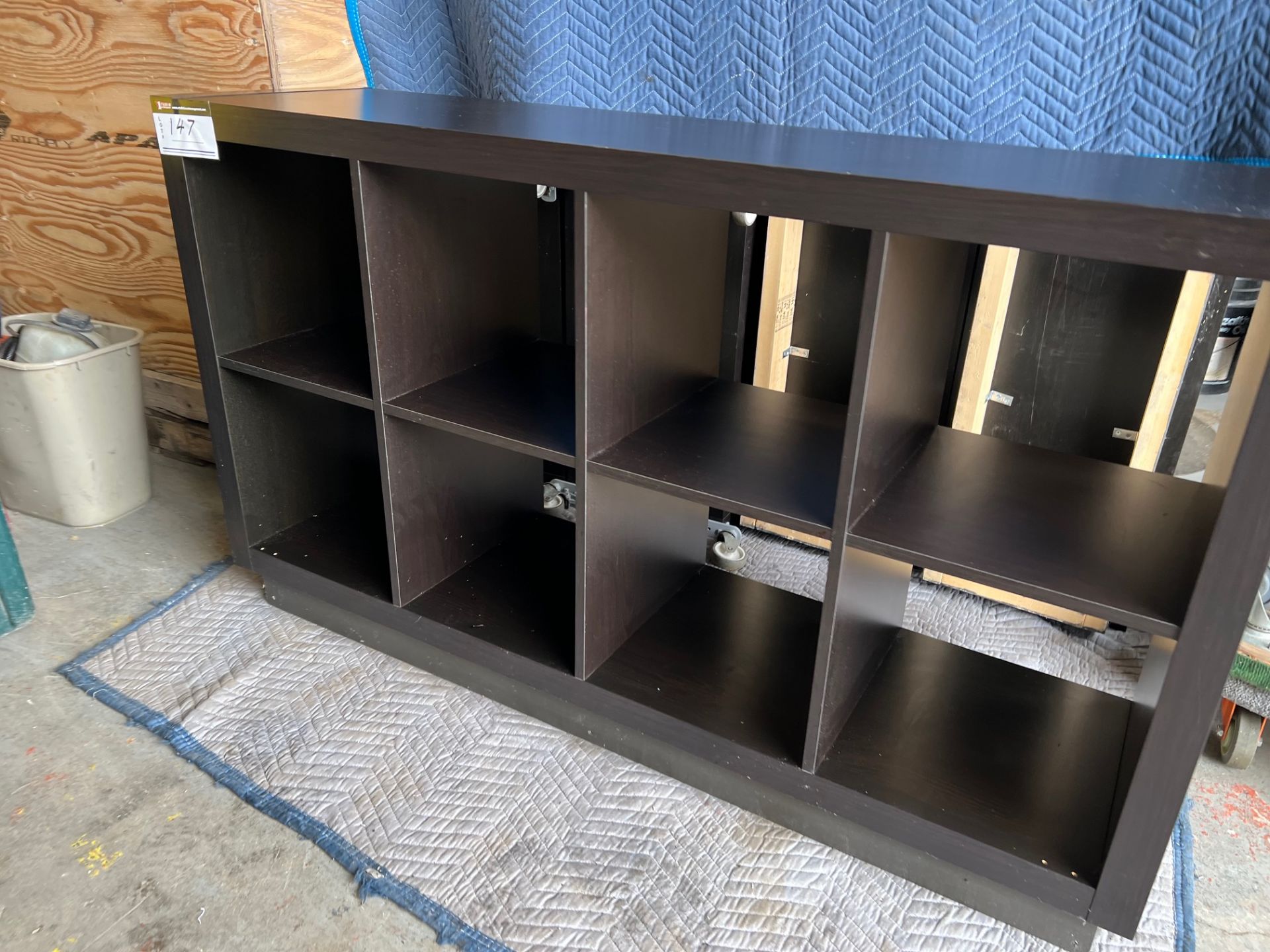 CHOCOLATE BROWN BOOKCASE, MEASUREMENT ( 59" X 15" X 35”) - Image 2 of 3