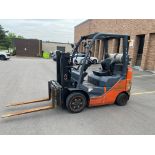 TOYOTA PROPANE FORKLIFT, MODEL 8FGCU25, SERIAL 73682, SIDE SHIFTER