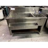 STAINLESS STEEL SINK 48"X 24"X 11.5 SINK DEPTH