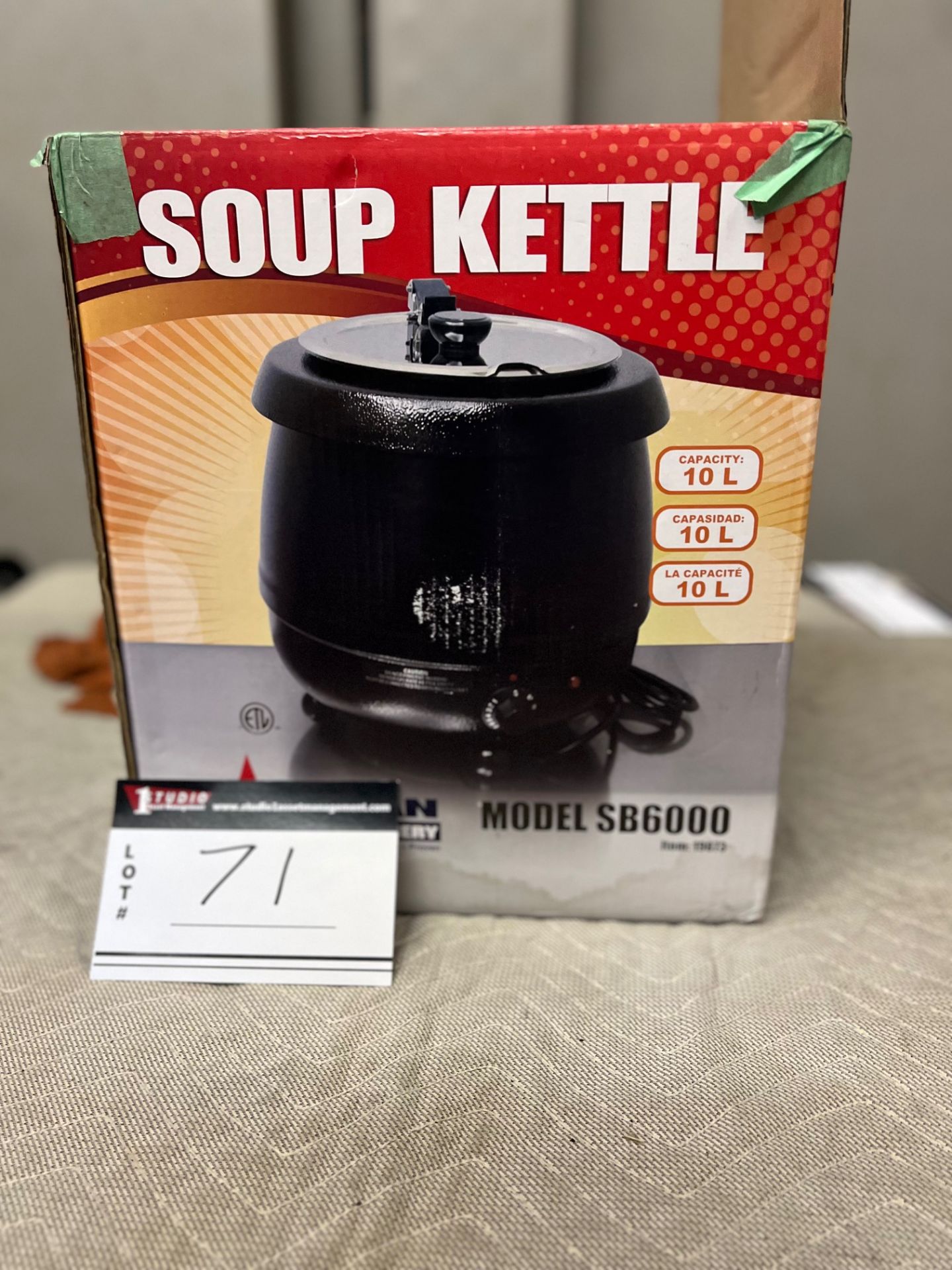 OMCAN SOUP KETTLE, BRAND NEW, MODEL SB 6000 - Image 3 of 4