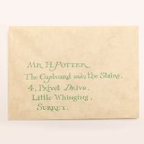 Harry Potter and the Sorcerer's Stone (2001) - Original Hogwarts Invitation Envelope Set