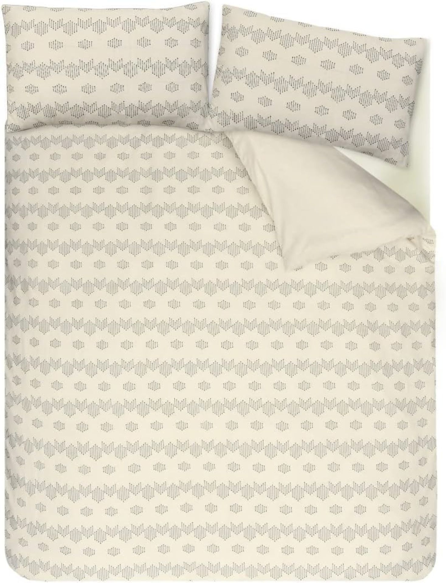 6x NEW & PACKAGED SLEEPDOWN Natural Collection Cotton Clip Jacquard SUPER KING Duvet Set - - Image 3 of 3