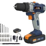 TRADE OT TO CONTAIN 20x NEW & BOXED BLUE RIDGE 18V Cordless Drill Driver. RRP £54.99 EACH. The