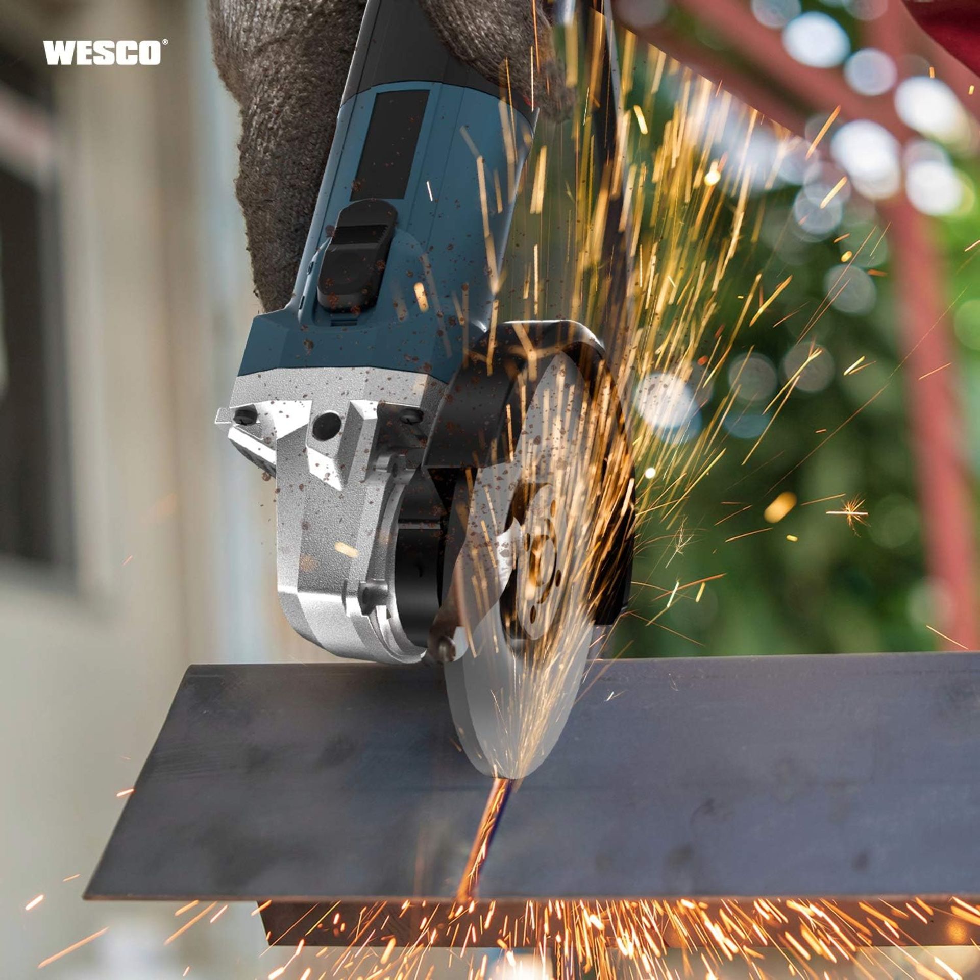 2x NEW & BOXED WESCO 750W 115mm Professional Angle Grinder. RRP £39.99 EACH. Powerful angle grinder: - Image 6 of 6