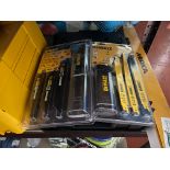 2 PIECE DEWALT LOT INCLUDING 6 PIECE RECIPROCATING SAW SETA ND 8 PIECE RECIP BLADE SET P6