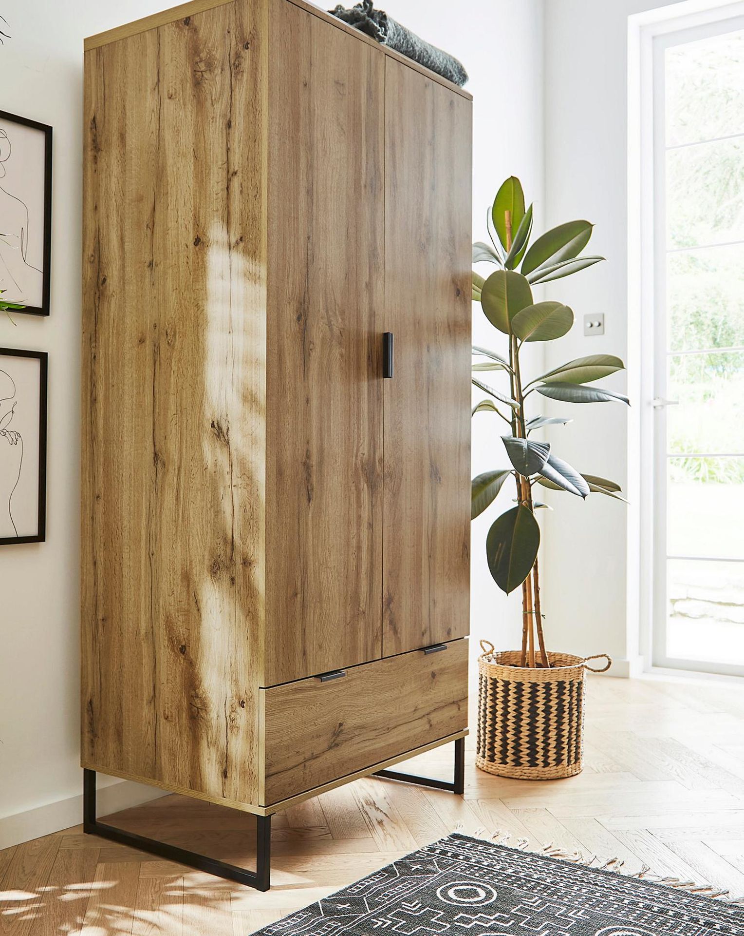 BRAND NEW Oak Shoreditch Wardrobe. RRP £299 EACH. The Shoreditch Range has a contemporary and - Image 2 of 3
