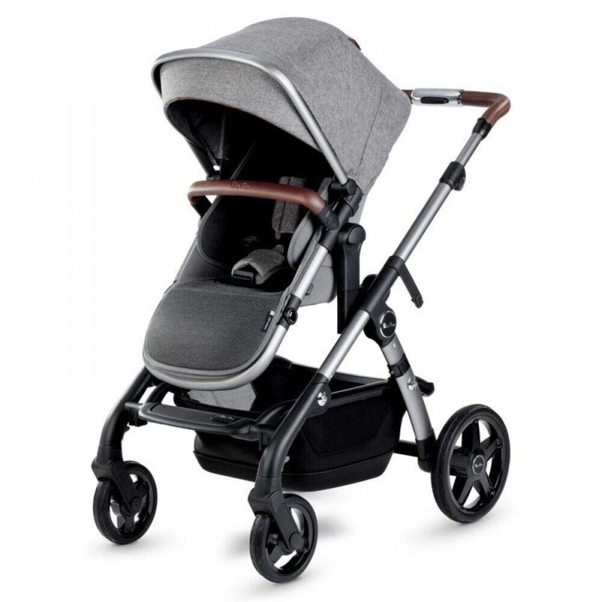 NEW & BOXED SILVER CROSS Wave 2021 4-In-1 Pram & Pushcahair System. ZINC. RRP £1095. COMPLETE WITH - Image 4 of 4