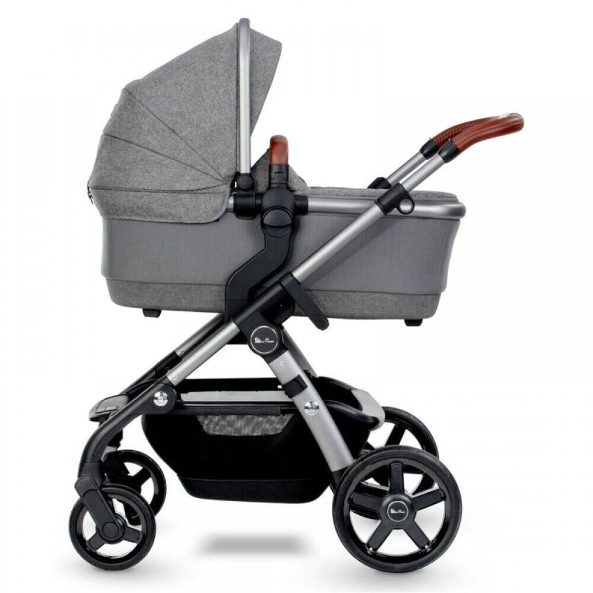 NEW & BOXED SILVER CROSS Wave 2021 4-In-1 Pram & Pushcahair System. ZINC. RRP £1095. COMPLETE WITH - Image 3 of 4