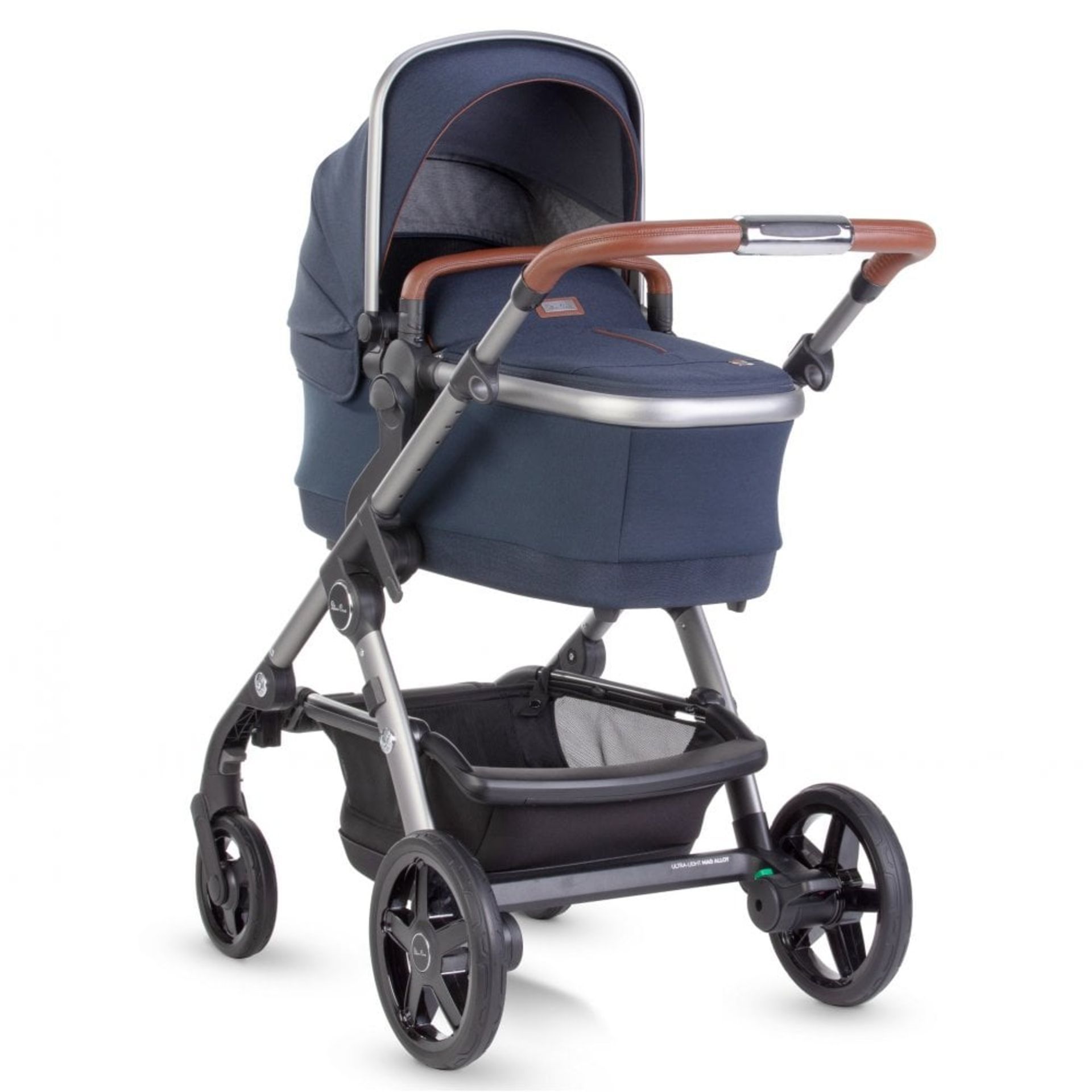 NEW & BOXED SILVER CROSS Wave 2021 4-In-1 Pram & Pushcahair System. INDIGO. RRP £1095. COMPLETE WITH