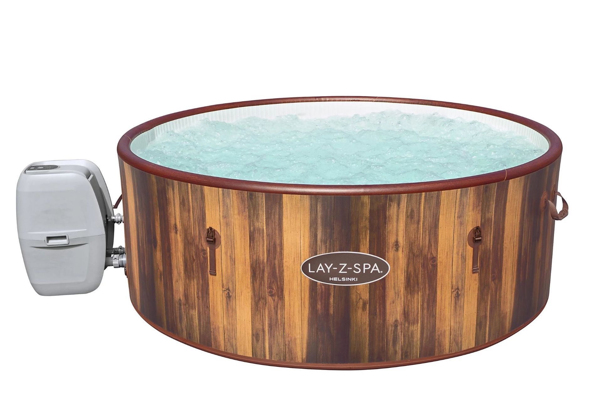 PALLET TO INCLUDE 3 X NEW & BOXED LAY-Z-SPA Helsinki 7 Person Hot Tub. RRP £919.99. This Nordic