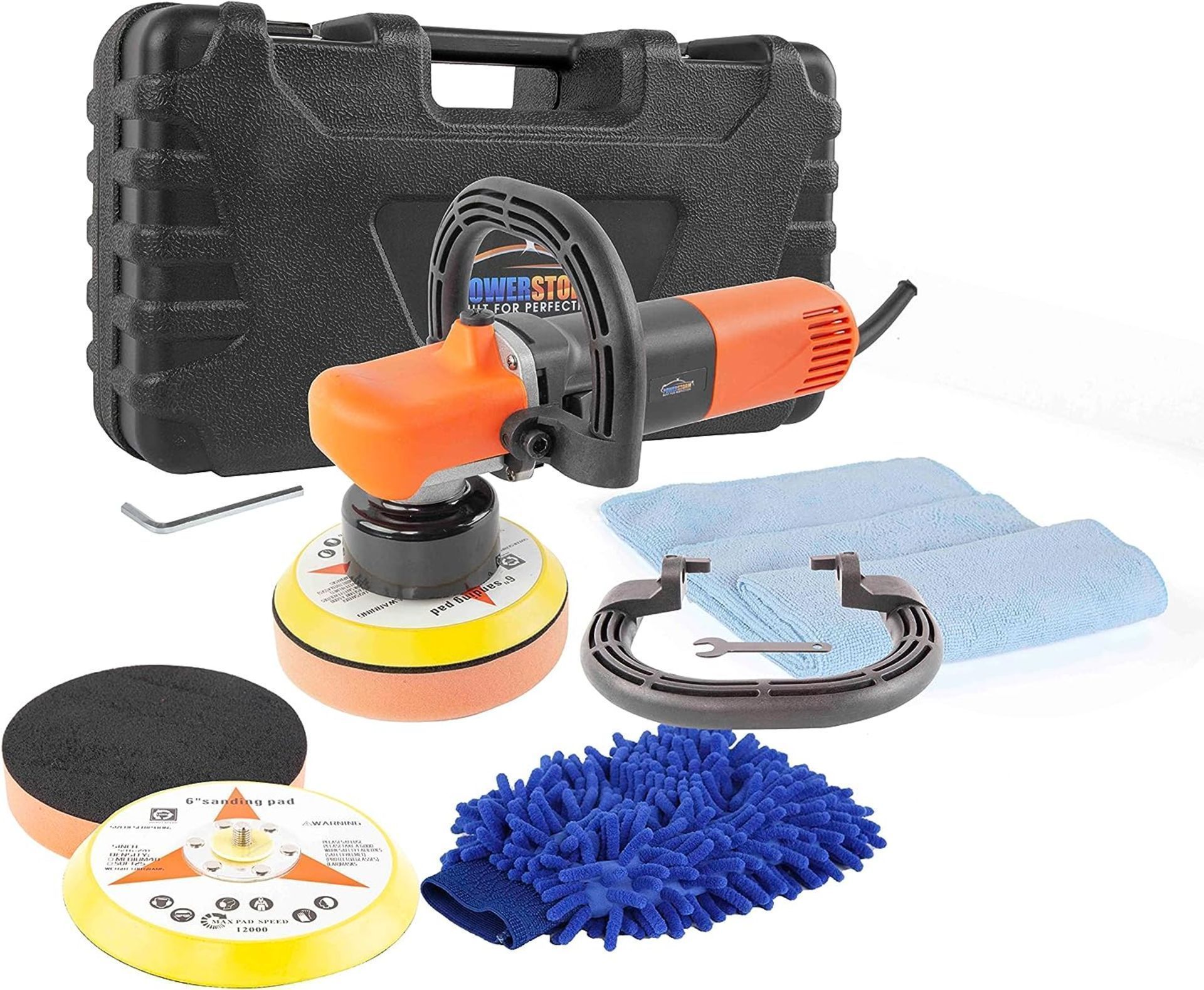 TRADE LOT 12 X NEW & PACKAGED Powerstorm® Ultra Max Dual Action Car Polisher with 8mm Throw. CAPABLE