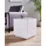 NEW & BOXED ALLURE High Gloss Side Table. RRP £139. Part of At Home Collection, the Allure Living