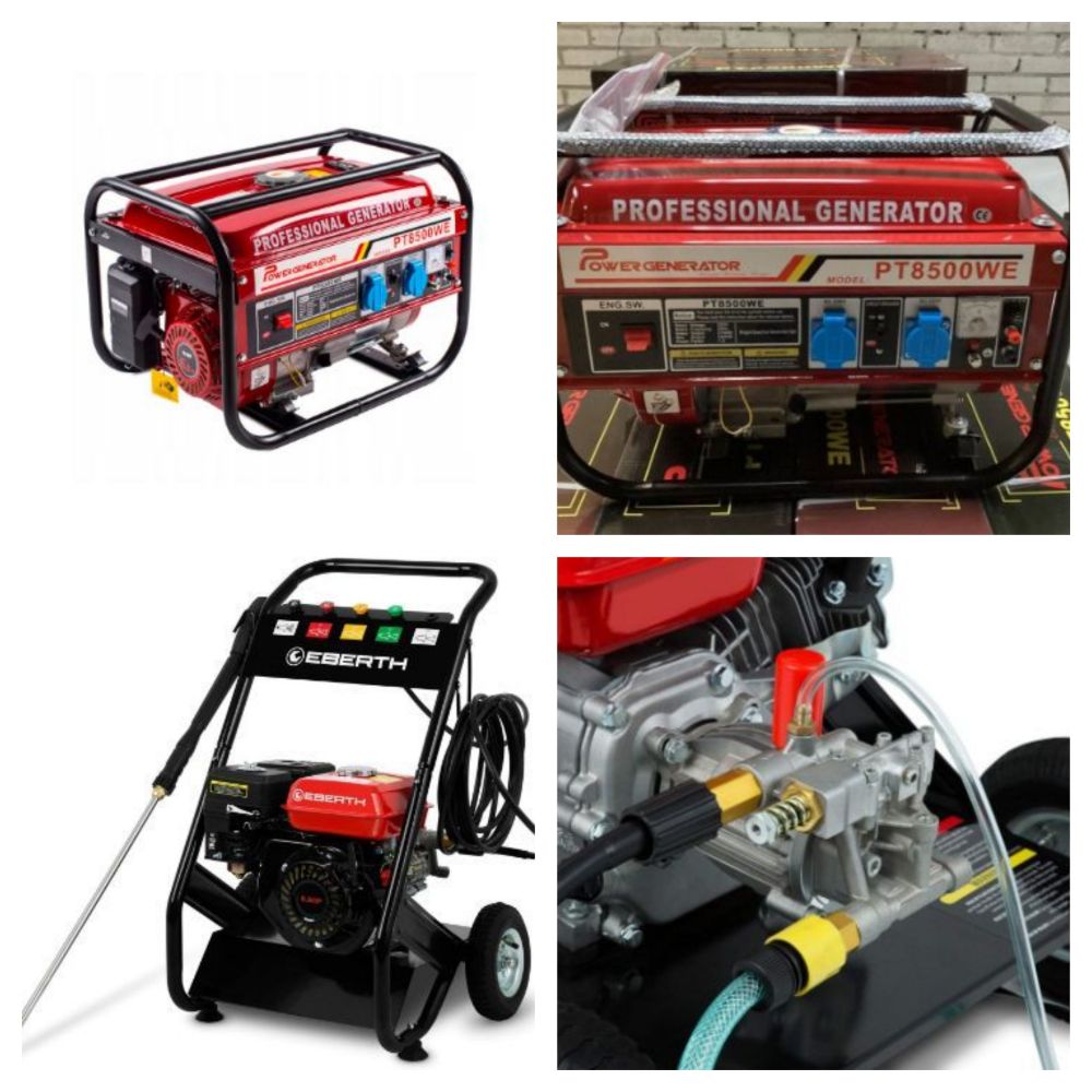 New & Boxed Petrol Generators & Jet Washers in Single & Trade Lots - Delivery Available!