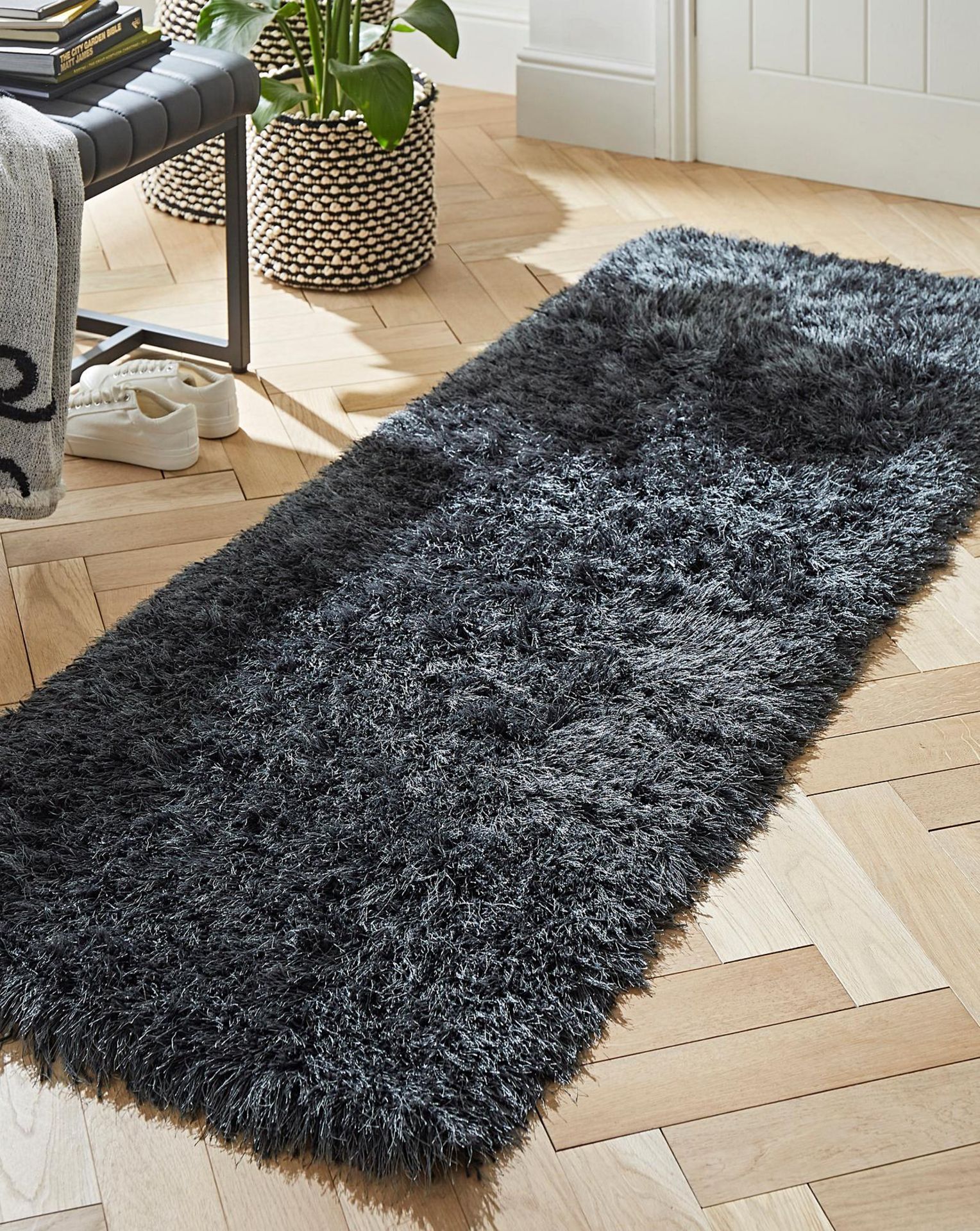 2x NEW & BOXED INDULGENCE Supersoft Cozy Shaggy Runner. RRP £61 EACH. Add style and comfort to