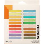 18x BRAND NEW REEVES Soft Pastels Highly Pigmented Painting Sticks Set of 24. RRP £8.99 EACH. SOFT