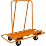 Plasterboard Trolley Drywall Cart 2200lb Heavy Duty 1000kg, Wheeled Boards & Panels Carrier. - R13.